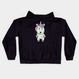 Frankenstein Unicorn Kids Hoodie